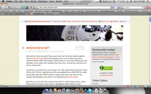 My Blog in Firefox (Mac)
